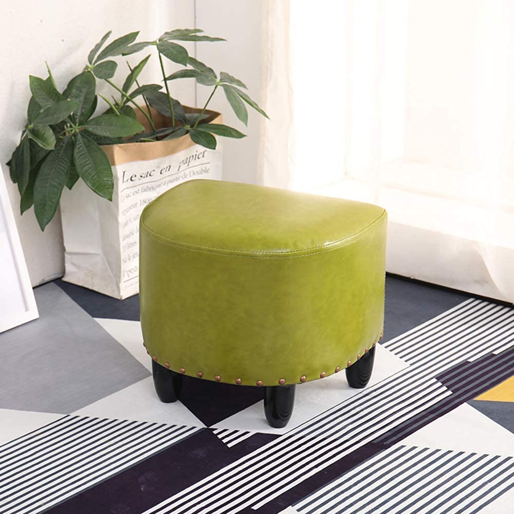 Repose-pieds en similicuir cube pour soulager les jambes lourdes