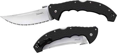 Miniatura 9 de Cold Steel Talwar S35VN - Cuchillo plegable de bolsillo táctico con mango G10 de acero ultra afilado con mecanismo de bloqueo Tri-Ad