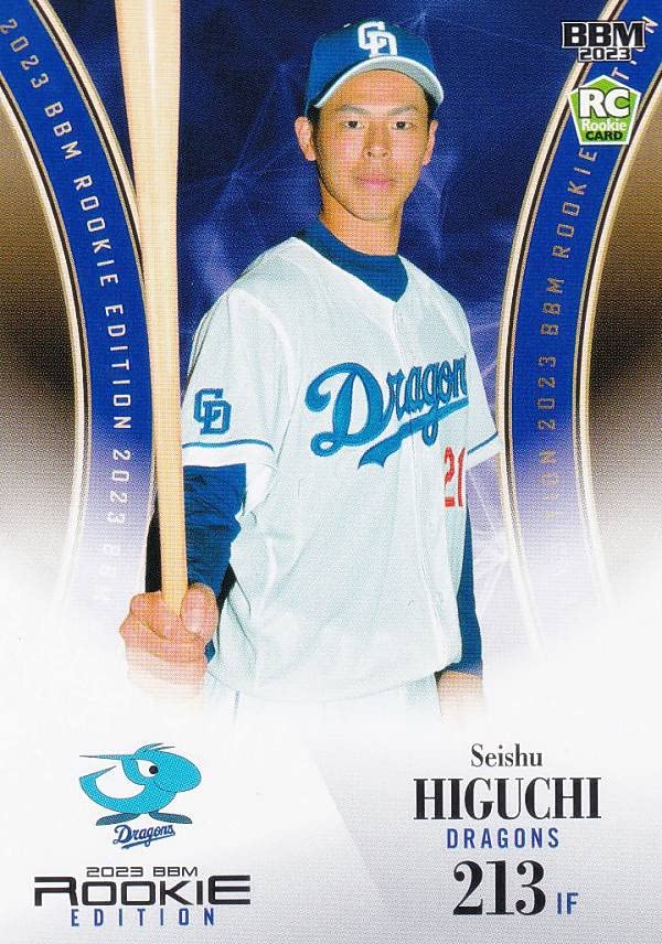 BBM ベースボールカード 126 樋口正修 中日ドラゴンズ (レギュラーカード) 2023 ルーキーエディション