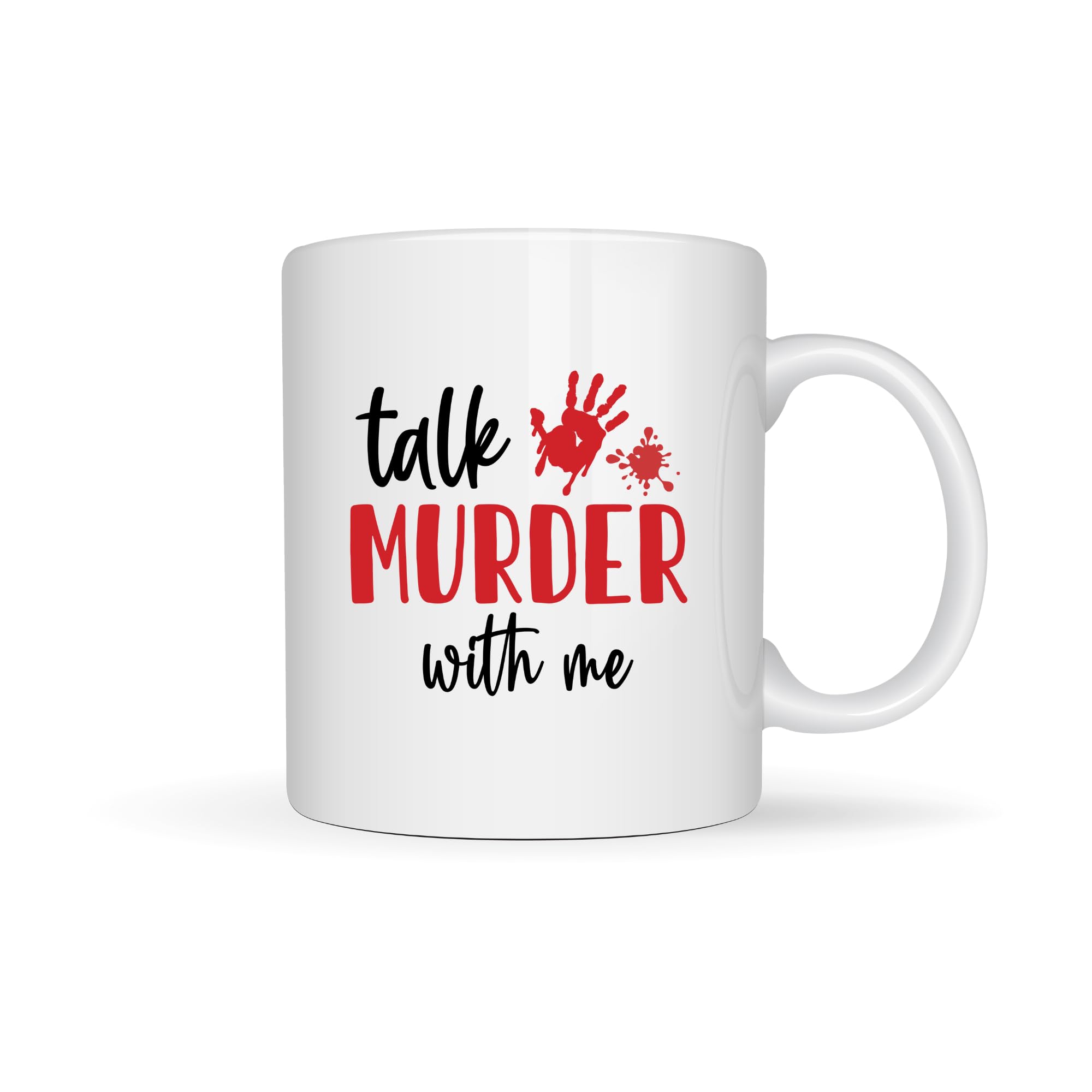 True Crime Mug Funny Slogan Obsessed Birthday Gift Novelty for Him & Her