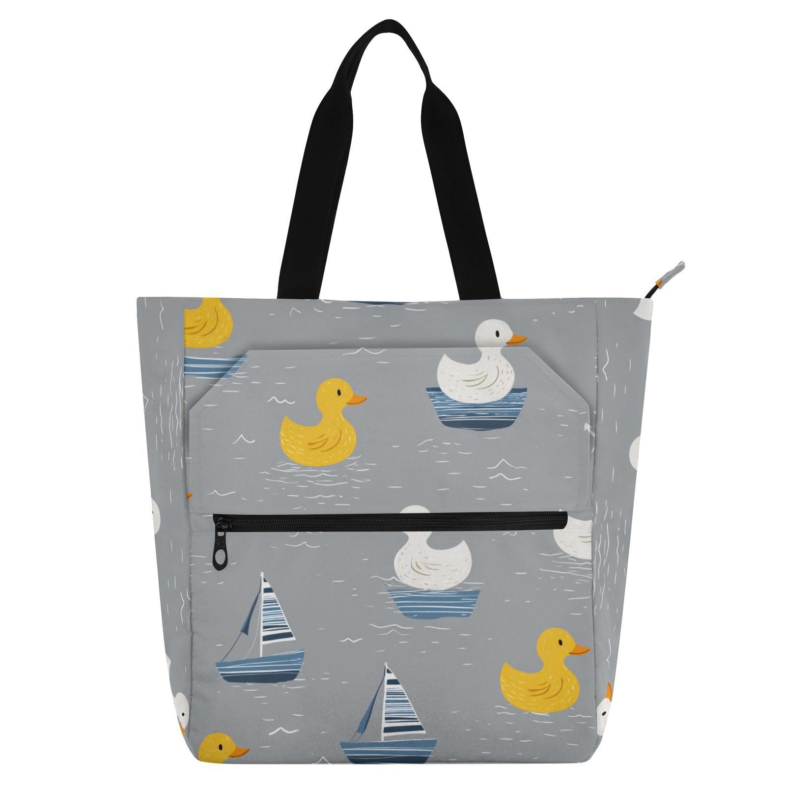 Bolsa para libros infantiles y compras reutilizable con bonito diseño 8