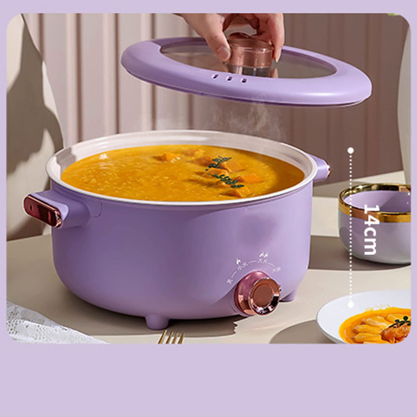 Rosvola Olla Eléctrica 3.5L, 3 Modos de Temperatura