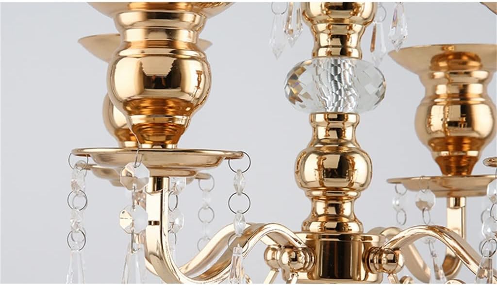 European-Style Vintage Wedding Candlestick Road Guide Hotel Decoration Iron Art Candlelight Dinner Candle Table