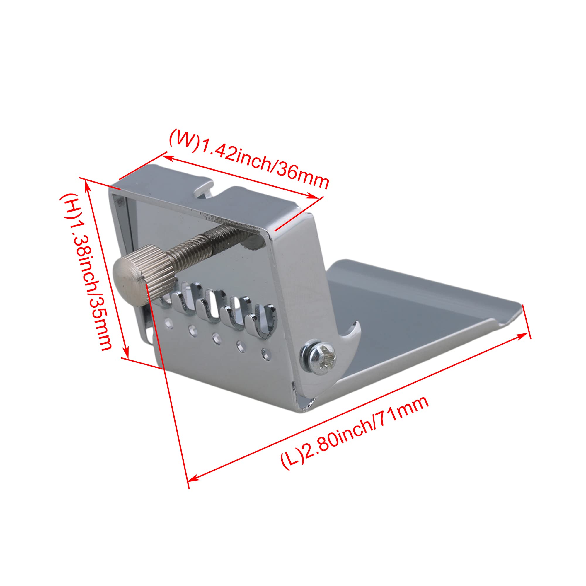 Yibuy Banjo-Saitenhalter für Gitarre, 5 Saiten, Ersatzteil, 3 Stück