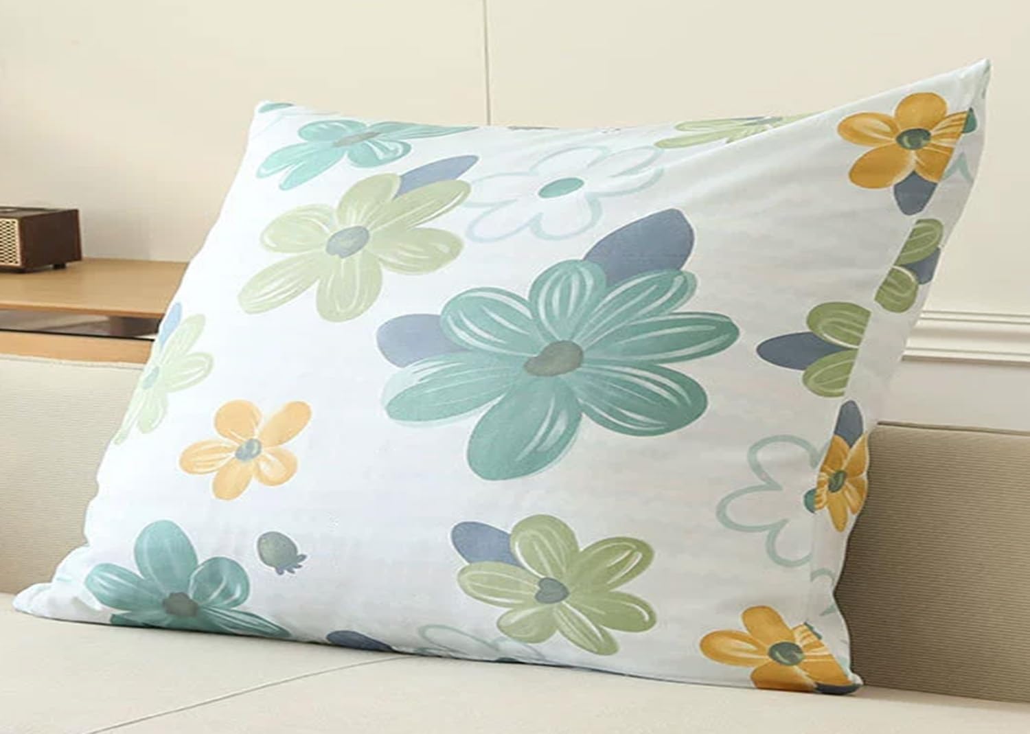 Boho Cotton Canvas Cushion Covers Modern Floral Decorative Pillowcases