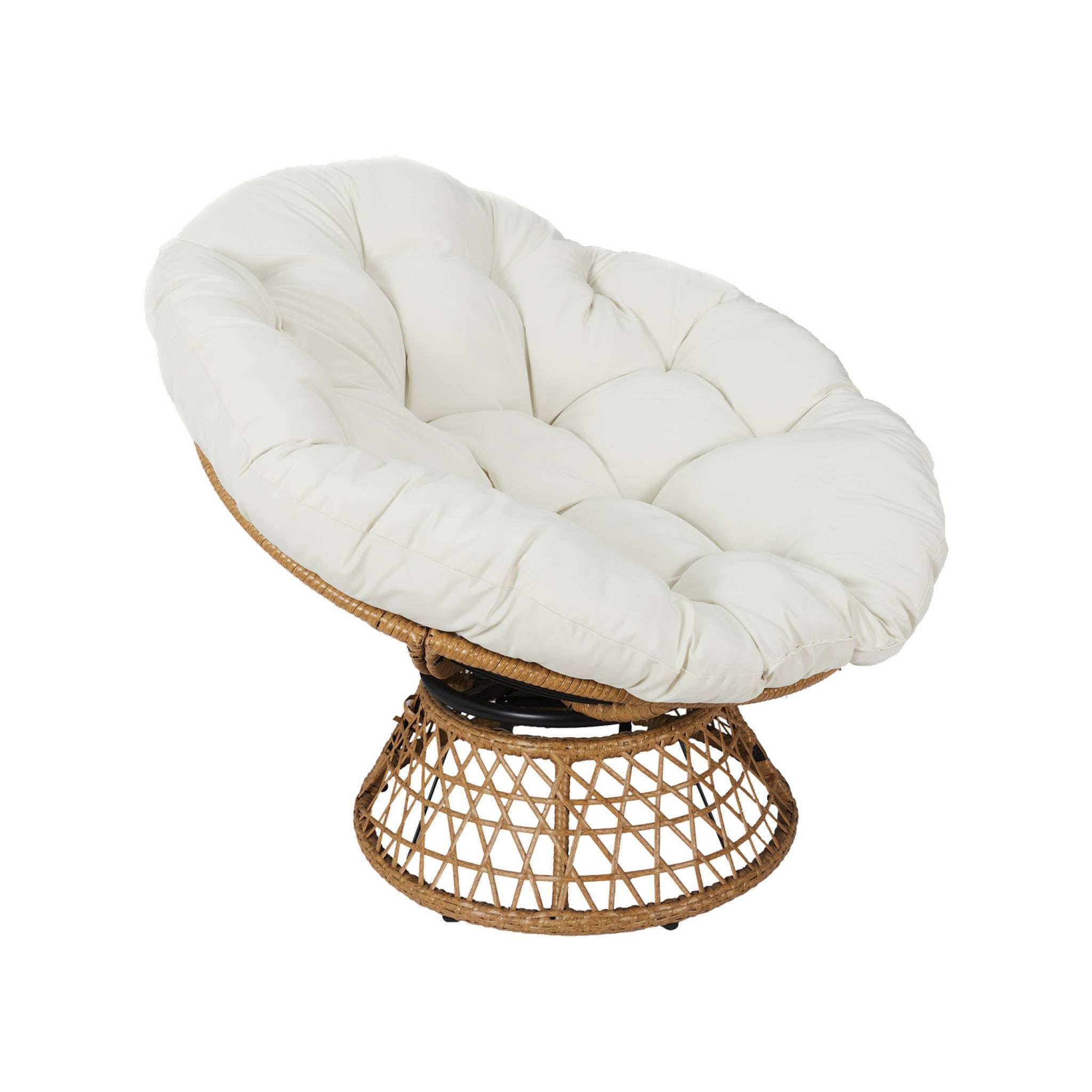 sweeek - Sillón Papasan en polyrotin, loveuse Exterior/Interior Ø96cm