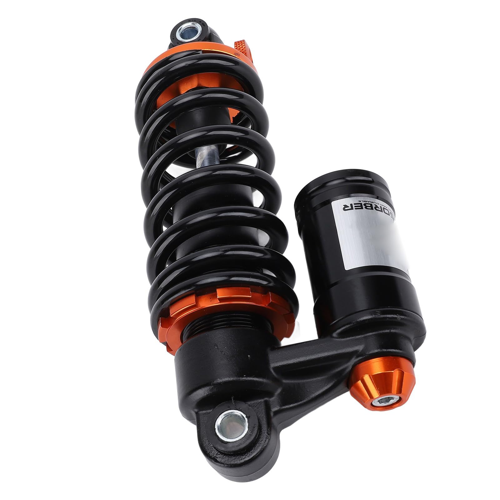 Motorrad 190 Mm Stoßdämpfer 190 Mm Lochabstand 550 Lbs Tragfähigkeit Einstellbare Dämpfung Federung Schraubenfeder für Elektrofahrrad Motorrad ATV