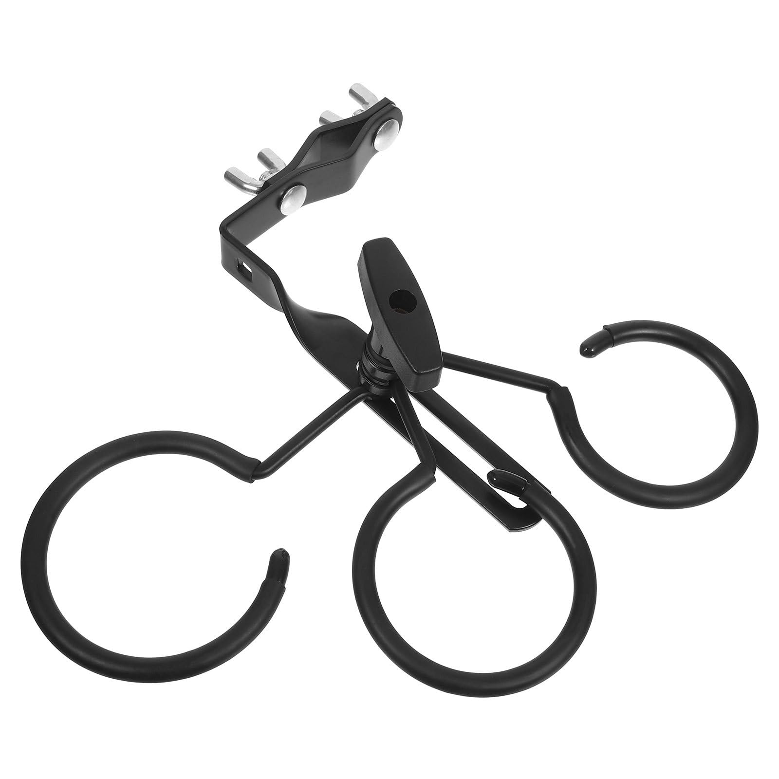 Supporto per Sordina a 3 Posti Clip per Trombone e Ottoni | Metallo Nero, Portatile e Leggero, Installazione Sicura, per Trasporto Musicale e Studio