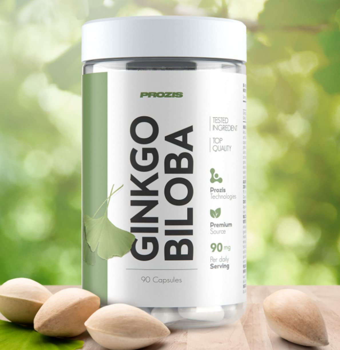 Gingko Biloba 90 capsule - Integratore per Circolazione, Concentrazione e Memoria