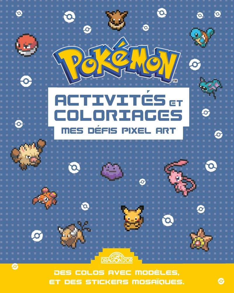 POKEMON - ACTIVITES ET COLORIAGES PIXEL 2