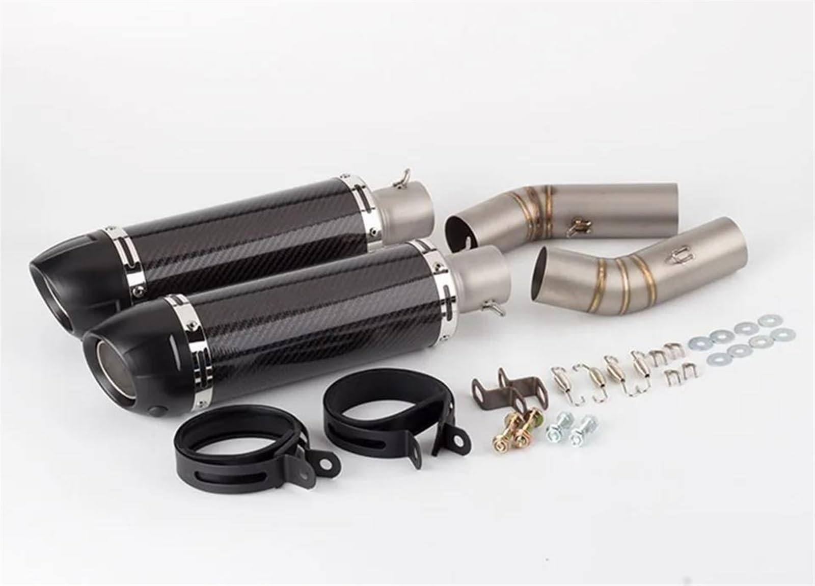 Sportowy modny design motocykl tłumik wydechowy pełny system poślizgu na środkowej rurze link wydechowy do Ducati 848 EVO 1098 1198 S/R 848 tłumik