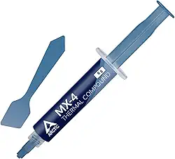 ARCTIC MX-4 (incluindo espátula, 8 g) - Pasta térmica de desempenho premium para todos os processadores (CPU, GPU - PC, PS4, XBOX), condutividade térmica muito alta, longa durabilidade, aplicação