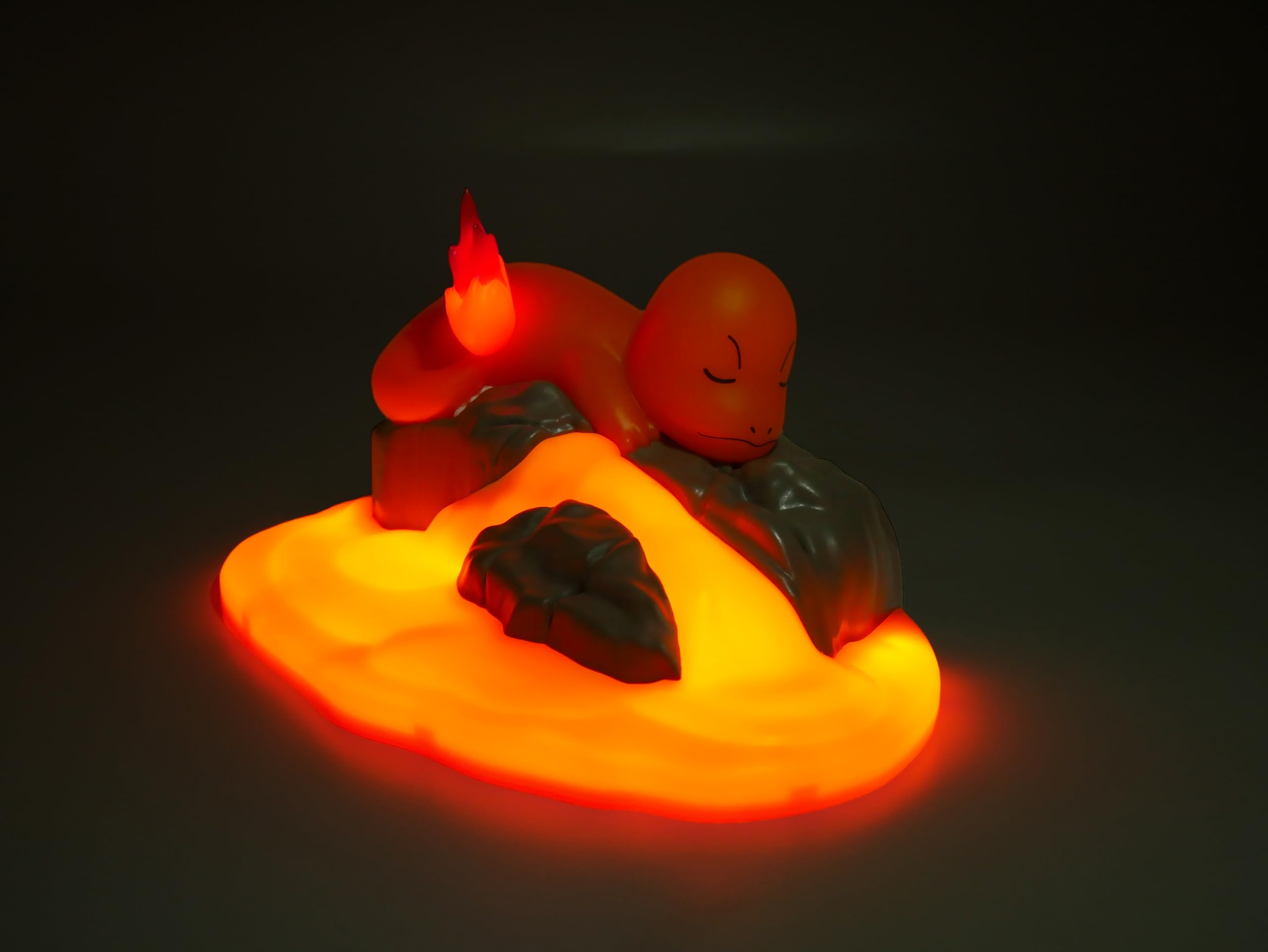 Teknofun – Offizielle Pokemon-Lizenz – POKEMON Lichtszene GLUMANDA Lichtfigur – USB-C – für Kinder zum Sammeln – 811402