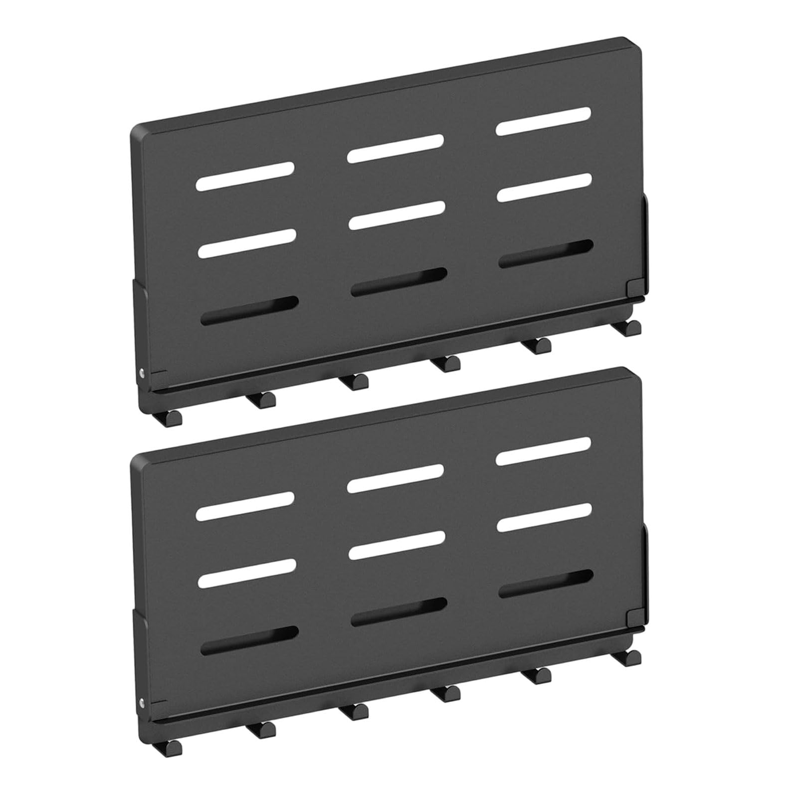 Tsophreniq Foldable Shelf with Hook and Platform for Wall Mount Space Efficiency Heavy Type Fold Hook