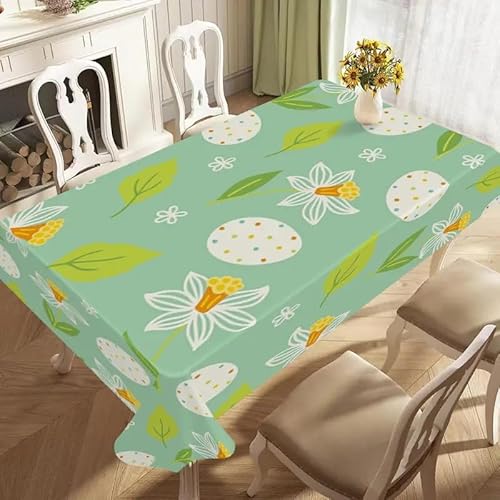 �e�[�u���N���X ���� �h�����H �h�� table cloth �C�[�X�^�[�X�v�����O�� �~���g�O���[���n�ɃJ���[�h�b�g ����h�~ ����ɂ��� �ϋv �p�[�e�B�[�p �ƒ�p �Ɩ��p (55in×71in/140*180cm,White)