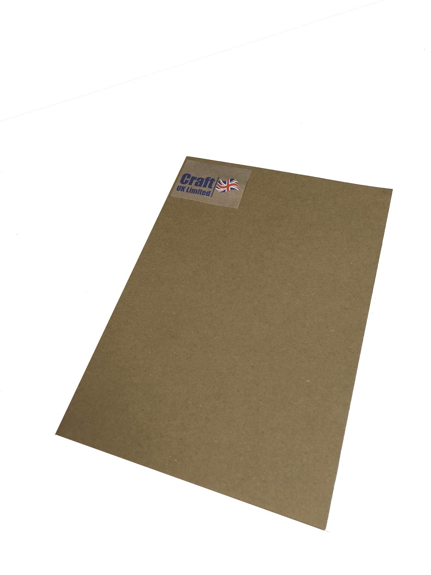 Craft UK 2344 A3 Kraft Recycled Paper- Brown 50 Sheets 125 gsm