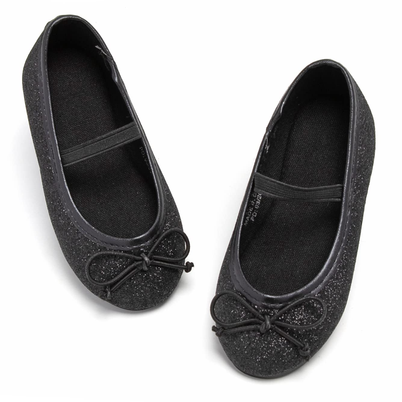 GINFIVE Toddler Girls Dress Shoes Little Girls Mary Janes Ballerina Flats Shoes Toddler