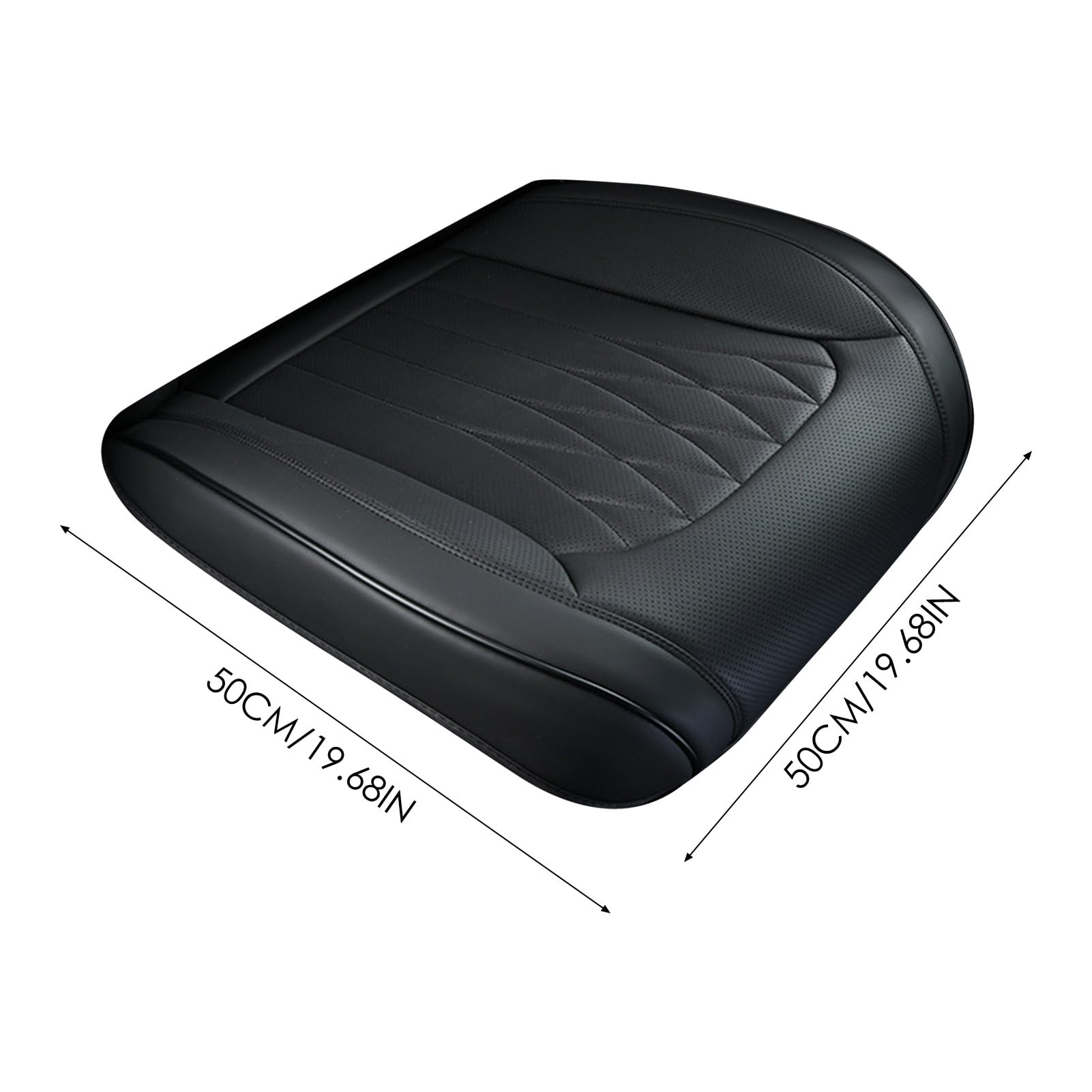 Seggiolino anteriore in pelle PU – Protezione in pelle PU per auto | Anteriore in pelle PU antiscivolo per auto, camion, SUV,