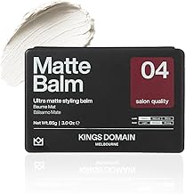 Matte Balm | Ulta Matte Hair Paste for Men | Medium Hold Styling Balm | Smooth Frizz-Free Control | 3oz Salon Quality