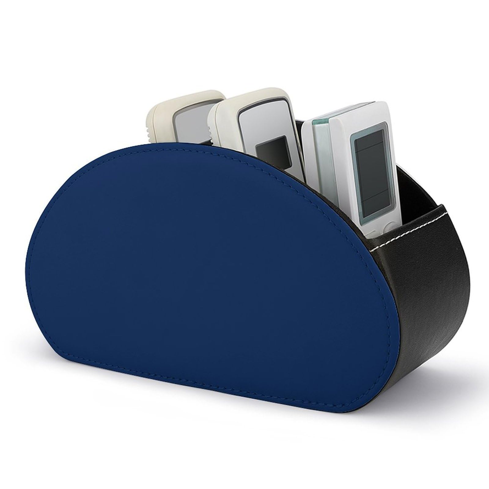 Btcowzrv Style Navy Remote Control Holder With 5 Compartments