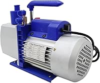 Vista 1 de Bomba de vacío de 110V 7CFM Bomba de vacío de paletas rotativas Bomba de vacío de doble etapa con filtración de cinco capas y ventana de aceite