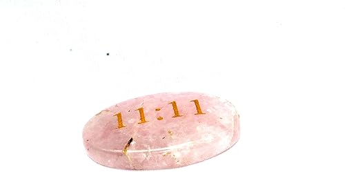 Miniatura 9 de Jet Unique Collection of ENERGISED Rose Quartz Abundance Zibu Symbols are the Angelic Symbol Reiki, atrae dinero cristal, piedras curativas,