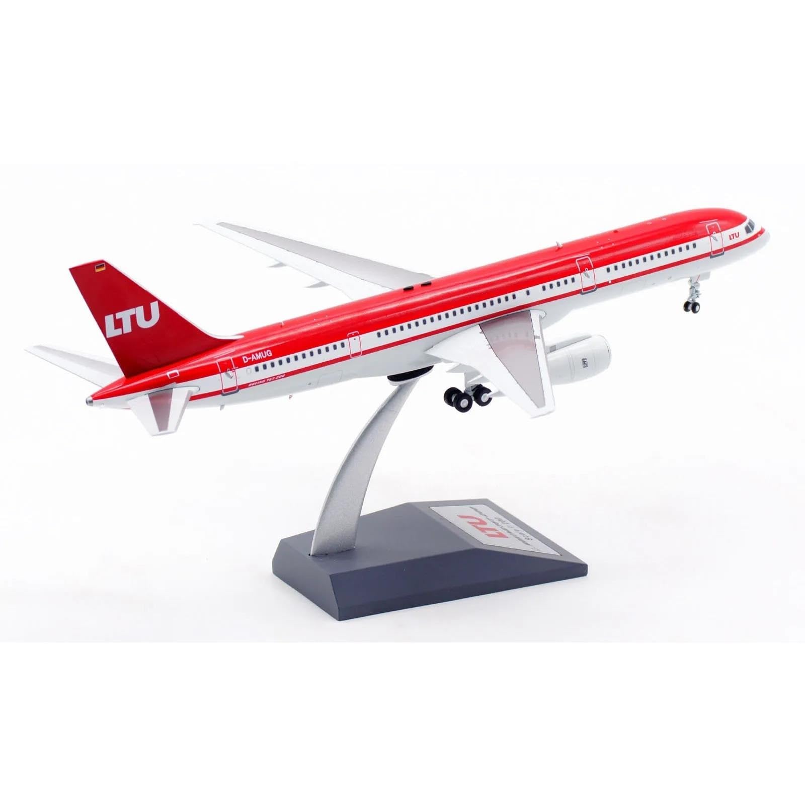 Model samolotu metalowy Model samolotu 1:200 dla LTU Airlines B757-200 odlewany model samolotu samolot odrzutowy zestaw modeli do składania linii lotniczych skala Model samolotu