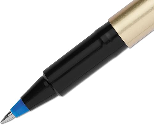 Miniatura 3 de uni-ball 60053 Deluxe Roller Ball Stick Impermeable Pluma Tinta Azul Docena Fina