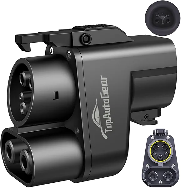 2025 Upgraded for Tesla Supercharger to CCS1 Charger Adapter - 500 A 1000V DC Fast Electric Vehicle Charging Adapter with Vortex Plug Compatible with Tesla Supercharger,Fit for Rivian,Ford,GM EVs