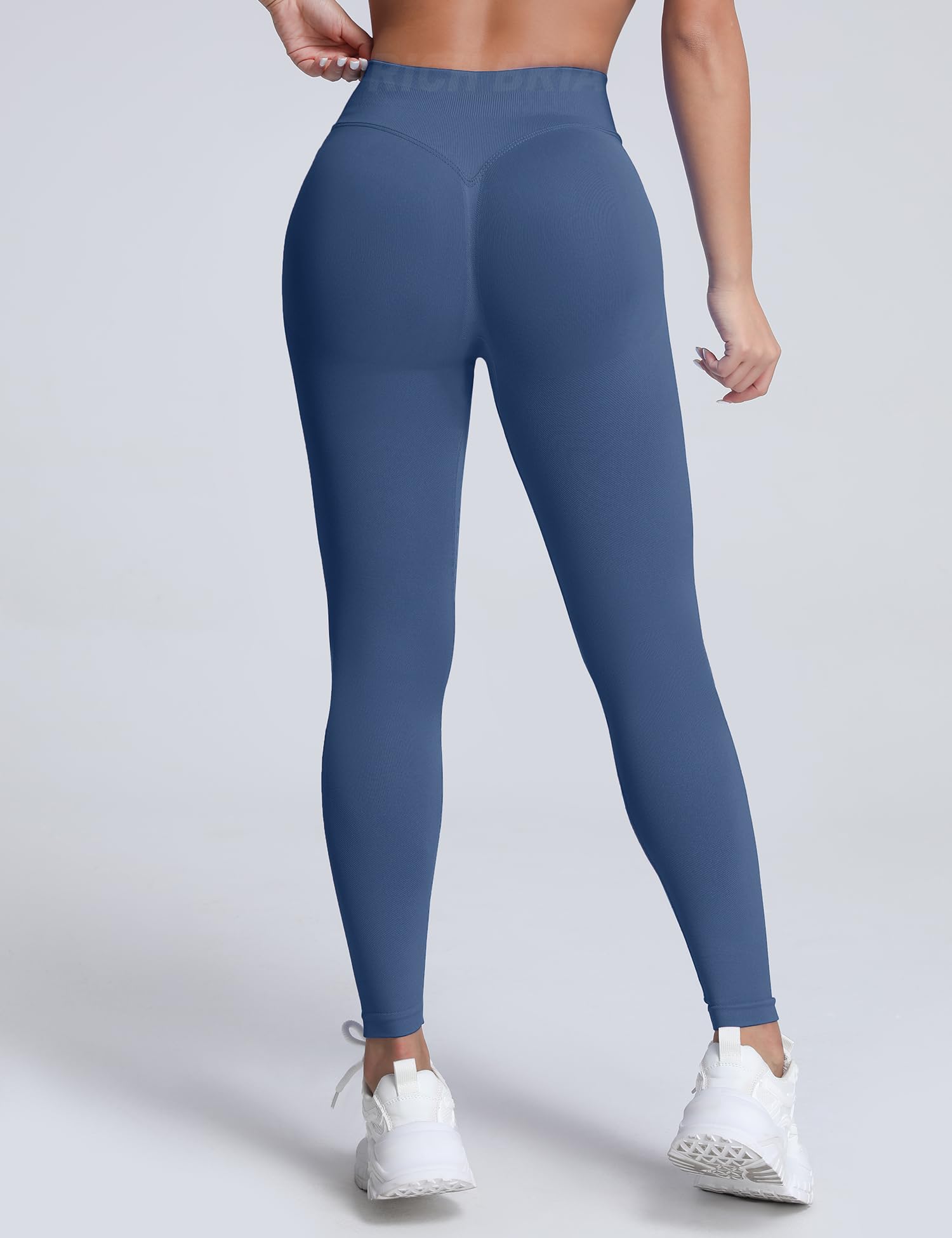 RICH BRIA Hidden Scrunch Butt Booty Lifting Leggings for Women Seamless Impact Leggings Workout Gym Yoga Pants Tummy Control Mid Low Waist