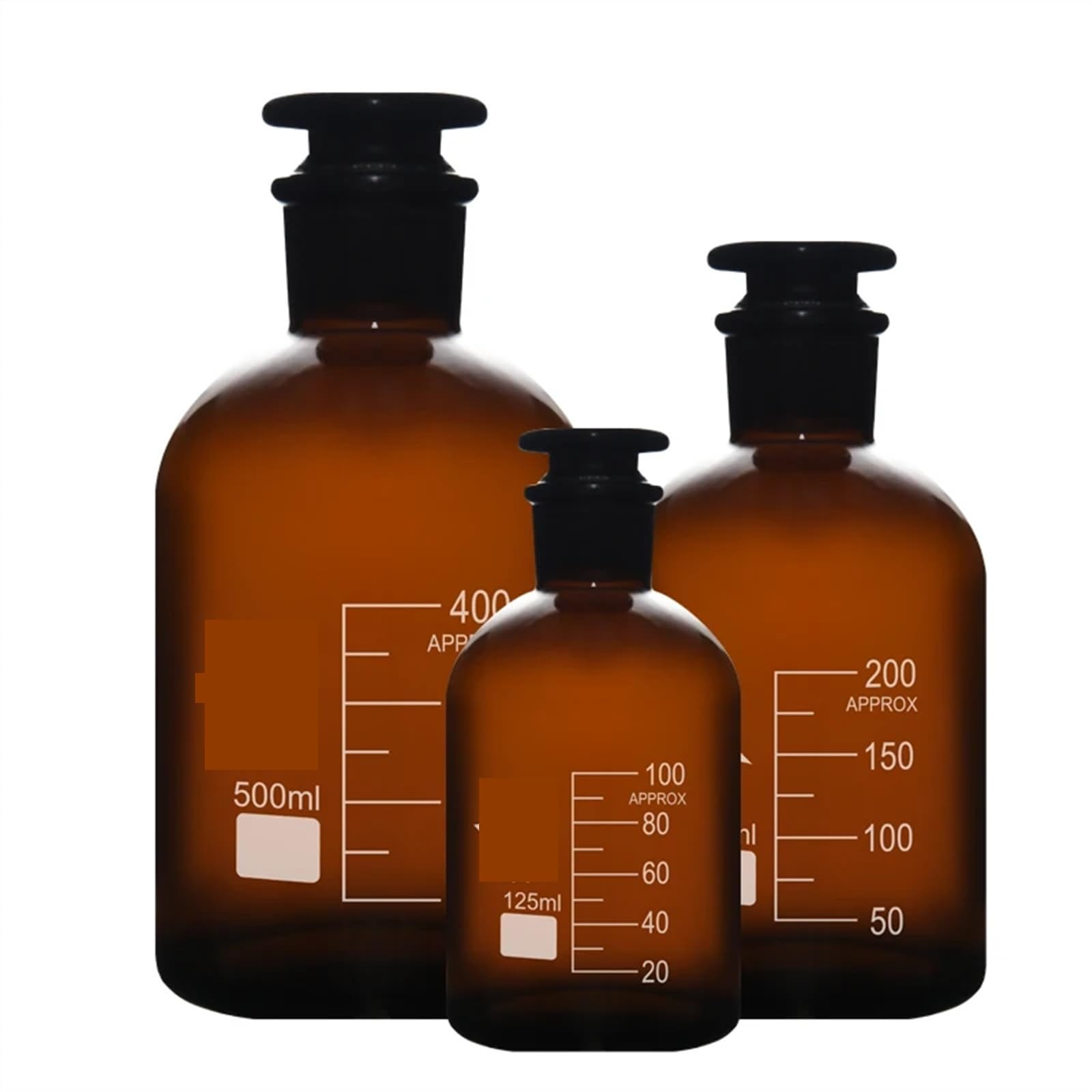 Butelka na odczynniki ze szkła laboratoryjnego, z matowym wlewem, z uszczelką, różne rozmiary, 60-1000 ml, opakowanie 9 sztuk(1000mlX1pcs)