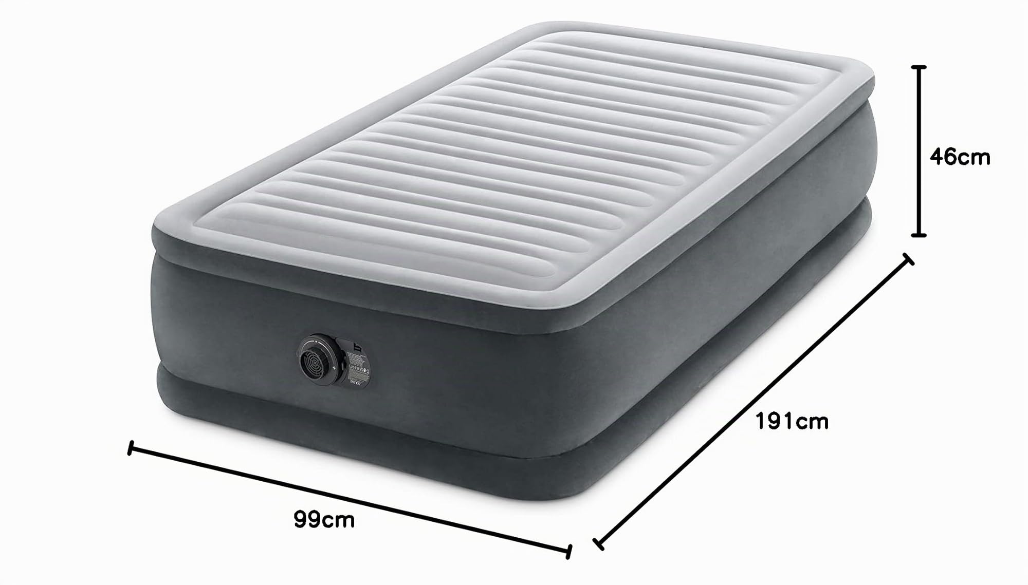 Intex Lit D'Appoint Comfort Plush Elevated Électrique 1 Pers
