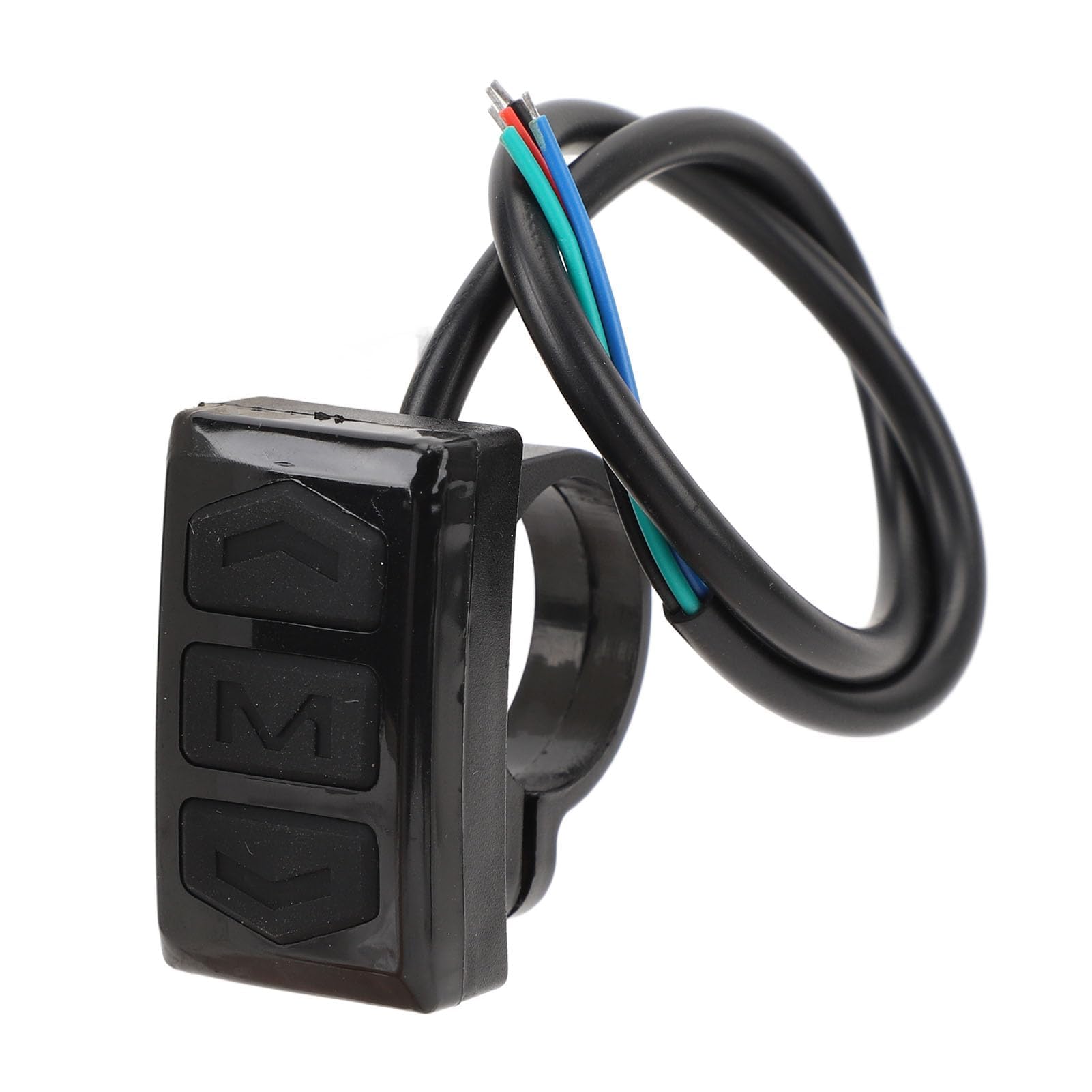 Bnineteenteam Display Switch, LCD Displays Switch Comfortable Grip Handlebar LCD Display Control Sensitive Switch Slip Resistant Handlebar Control Button Switch