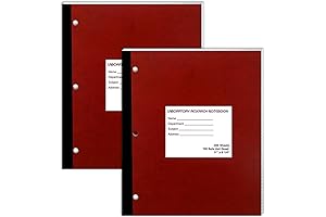 2 Pcs Laboratory Notebook Carbonless Copy Lab Notebook