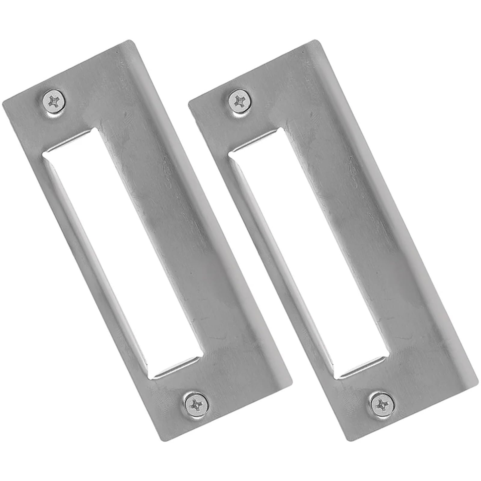 Lot de 20 plaques de renfort en acier inoxydable pour porte