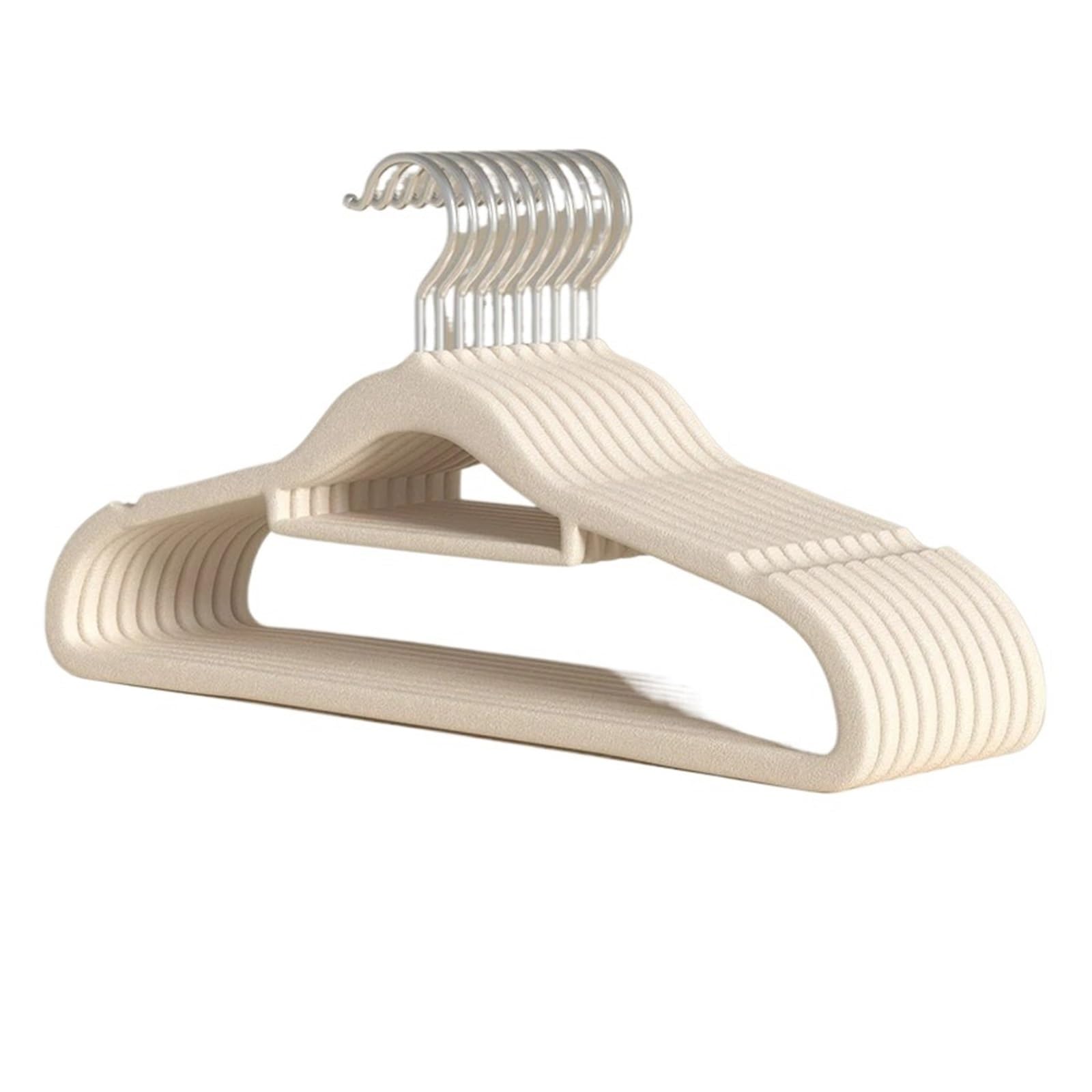 Velvet Hangers 10pcs Velvet Clothes Hangers Thickened Non Slip No Trace Hanger for Home Closet Storage Dry Wet Use Rack