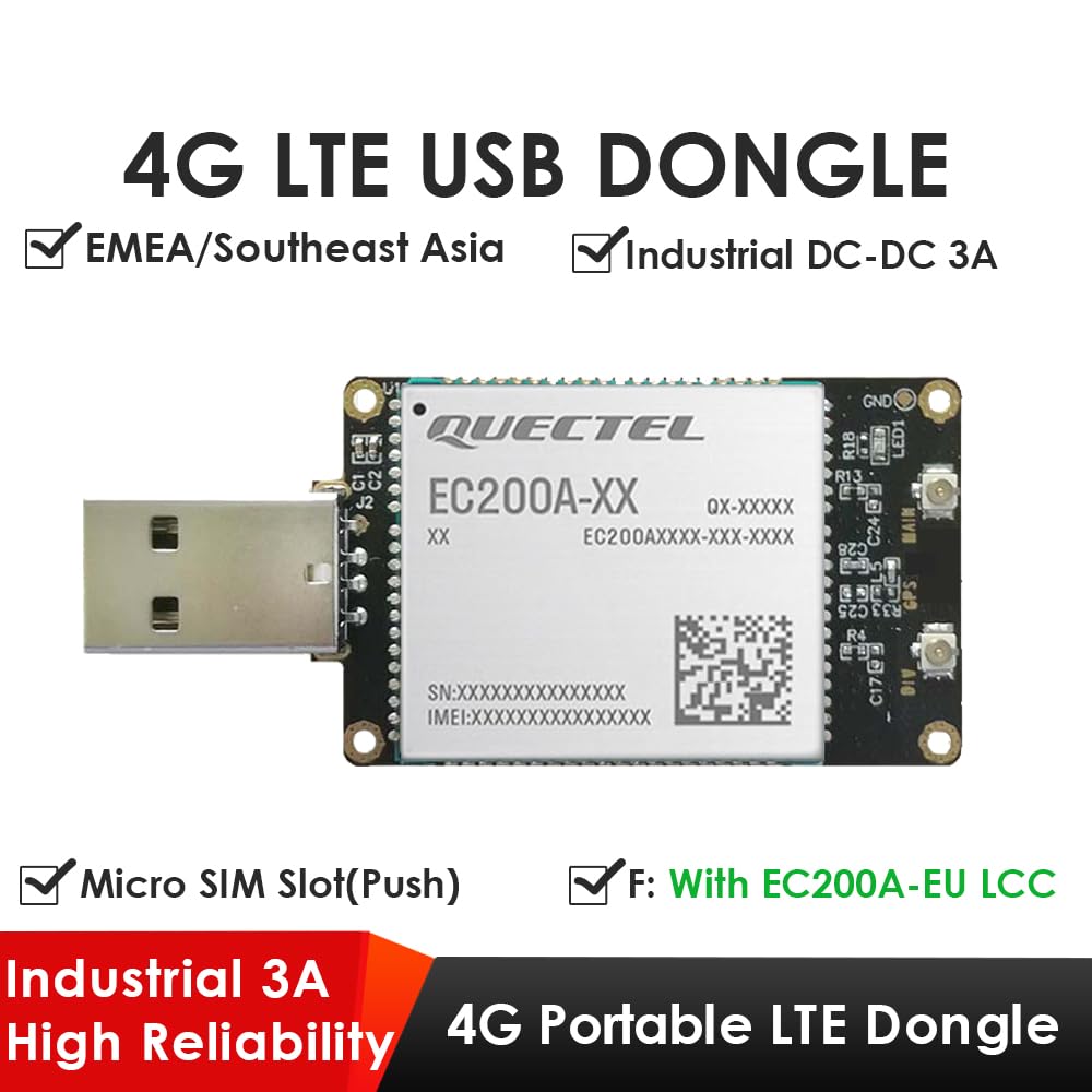 Amazon | EXVIST 4G LTE USBドングル Quectel EC200A-EU LTE Cat 4