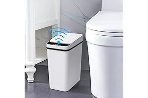 zafacon inteligente para el baño: zafacon baño inteligente de 2,2 galones con tapa