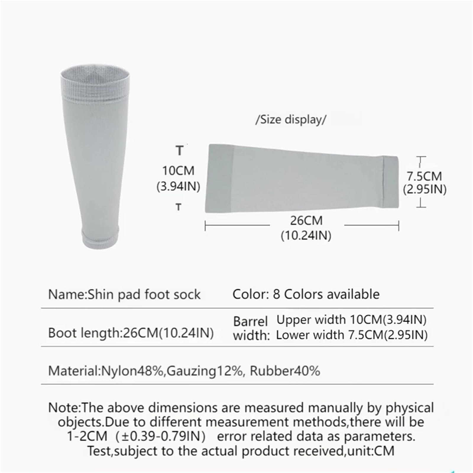 Rodillera Compresion 1 par de calcetines fútbol presión for adultos, transpirables, suaves, compresión, for pantorrillas, for correr, bádminton, deportes