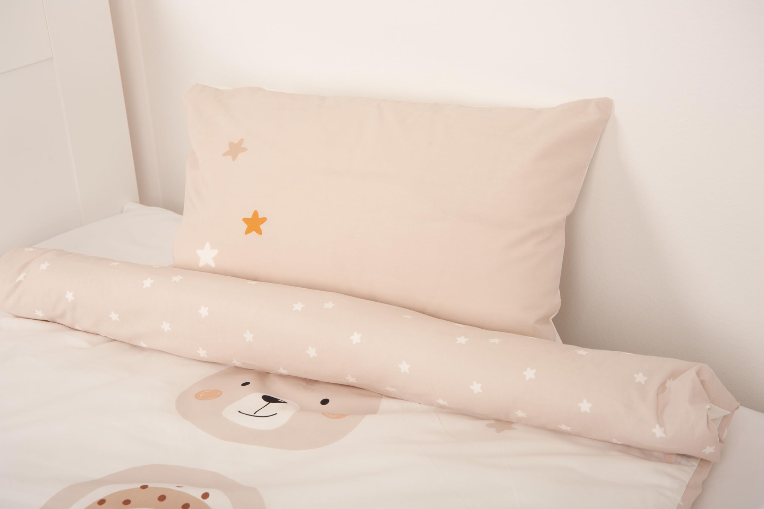 Herding Baby Best beddengoedset, katoen, wit, 40 x 60 cm / 100 x 135 cm