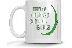 Humorous Gift for War Enthusiasts with V-Sign Mugs