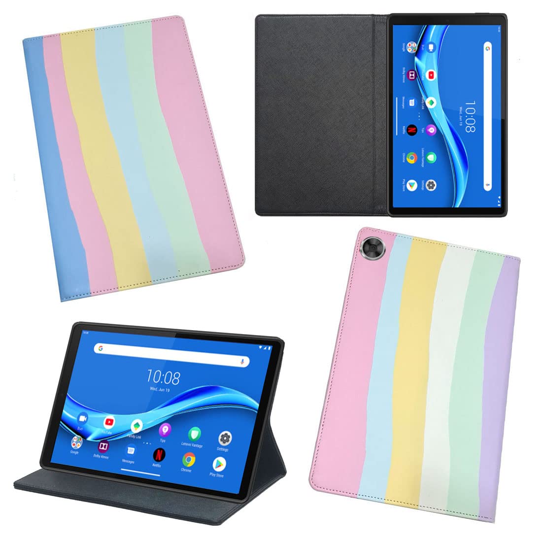 Zaoma Printed Flip Flap Case Cover Compatible for Lenovo Tab M10 FHD Plus (2nd Gen) 10.3 inch Tablet Model No. : TB-X606F / TB-X606X Tablet - Multi Color 03 (B09YYQZFRH) Amazon Price History, Amazon Price Tracker