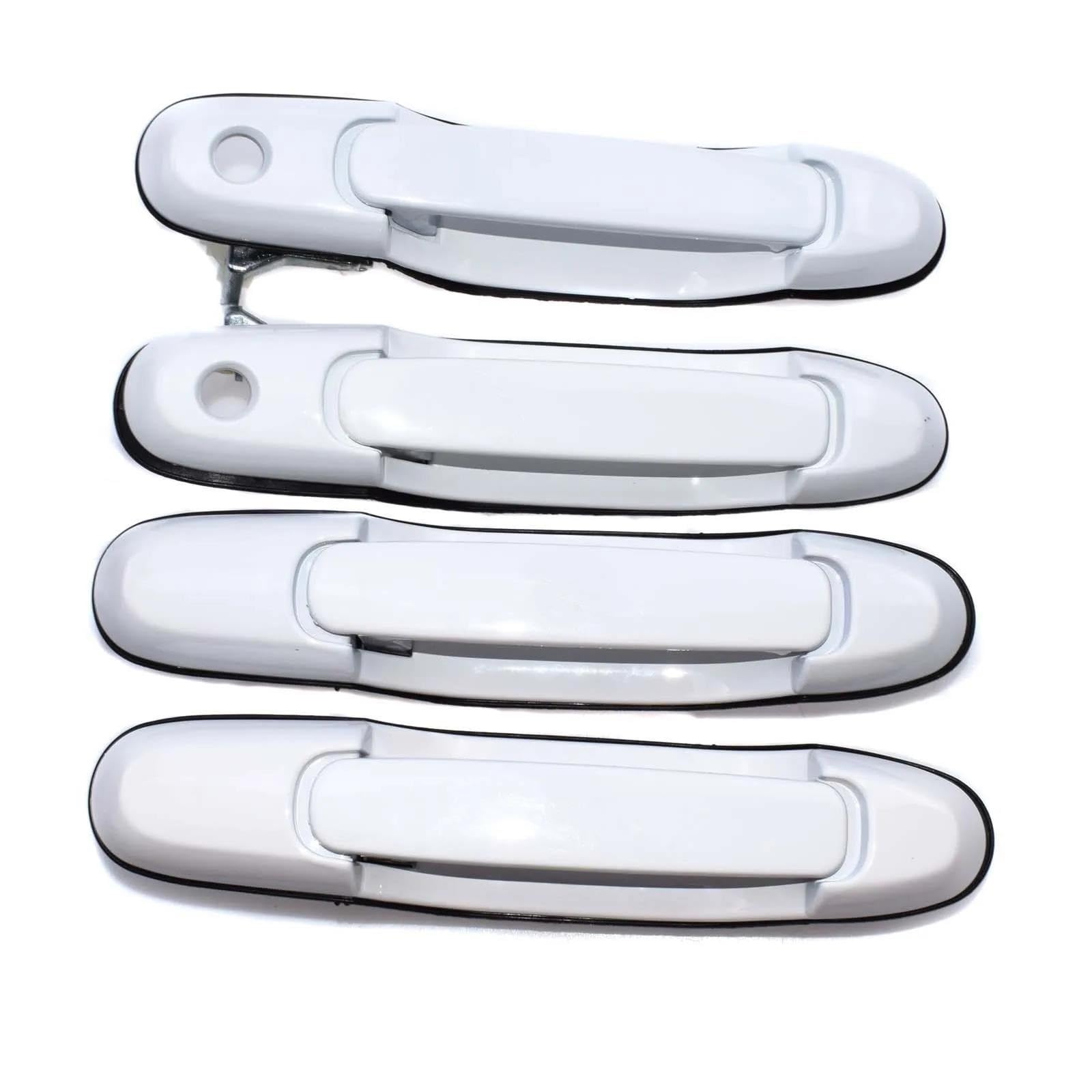POQWERIQ Car Outside Door Handle Front Rear Left Right 69210-08010 69230-08020 for Toyota for Sienna 1998 1999 2000 2001 2002 2003