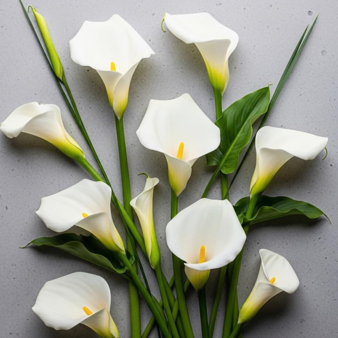 CZ Grain White Calla Lily Bulbs