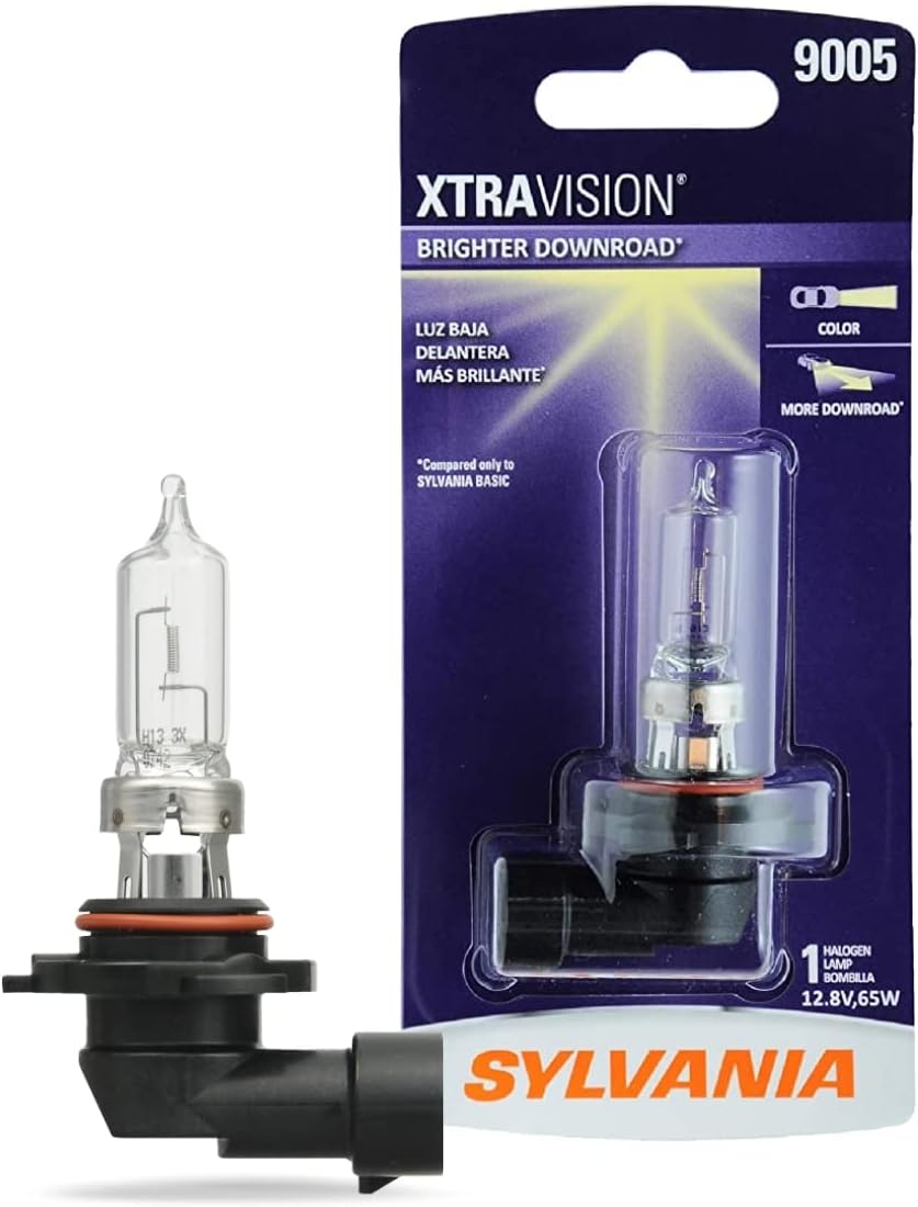 SYLVANIA 9005 XtraVision Halogen Headlight Bulb, (Contains 1 Bulb