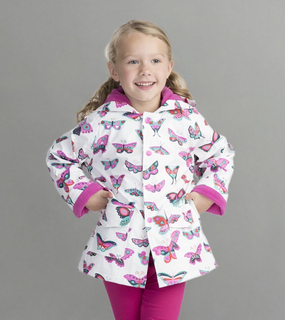 Hatley Printed Raincoat, Chaqueta Impermeable Para Niñas