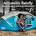 Coleman Pop-Up Instant Tent Sets Up in 10 Seconds, Portable & Lightweight 2/4 Person Weatherproof Camping Tent with Adjustable Rainfly