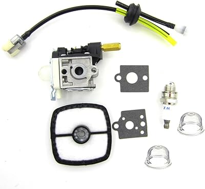 HQparts Carburetor Kit compatible with 125BT Back Pack Blower with TJ027D-BC55 Engine Carb