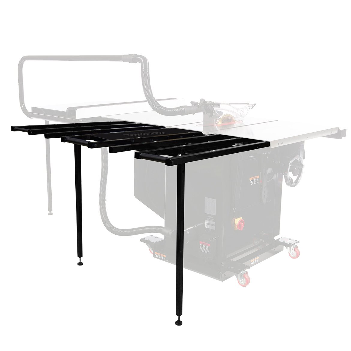 SawStop Folding Outfeed Table, Black + 