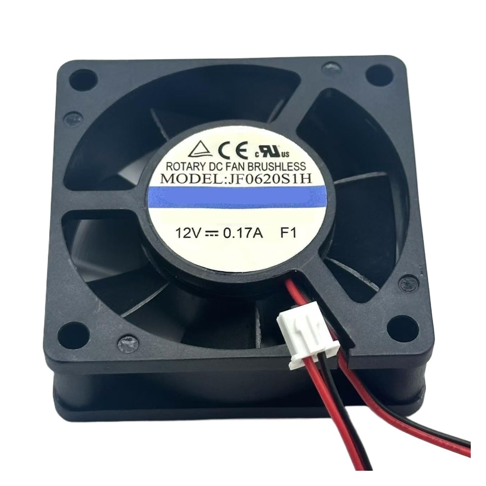 UITGVDQAT JF0620S1H DC 12V 0.17A 60x60x20mm 2-Wire Server Cooling Fan